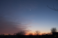 Moon and Jupiter at Twilight
